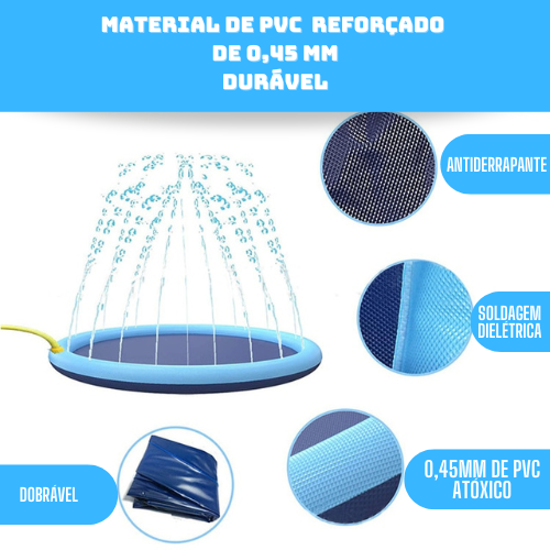 Tapete Piscina Pet Chafariz